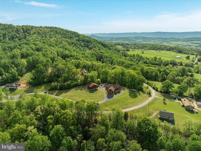 1996 Buck Mountain Rd, Bentonville, VA 22610 - aerial view of property's location featuring a heavily wooded area