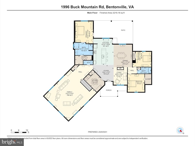1996 Buck Mountain Rd, Bentonville, VA 22610 - property floor plan