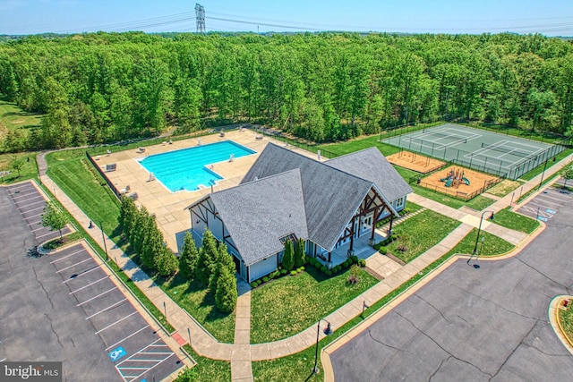 aerial view