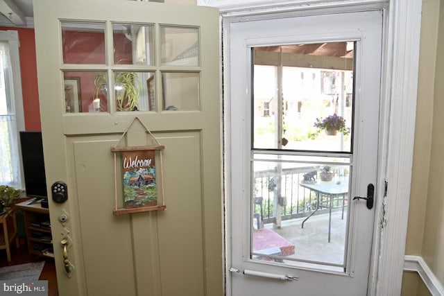 view of entryway
