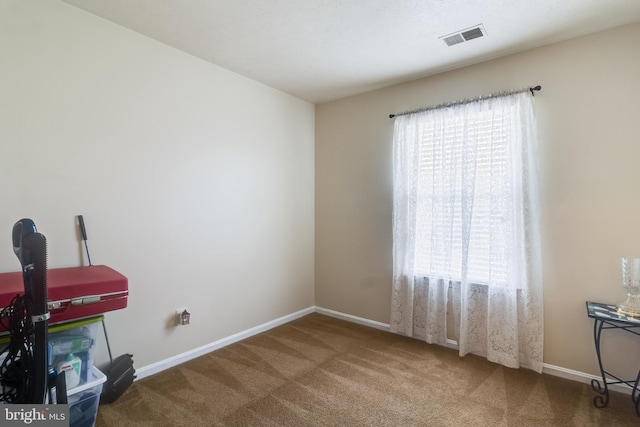 5054 Kenilworth Ave, Hyattsville, MD 20781 - unfurnished office with carpet floors and baseboards