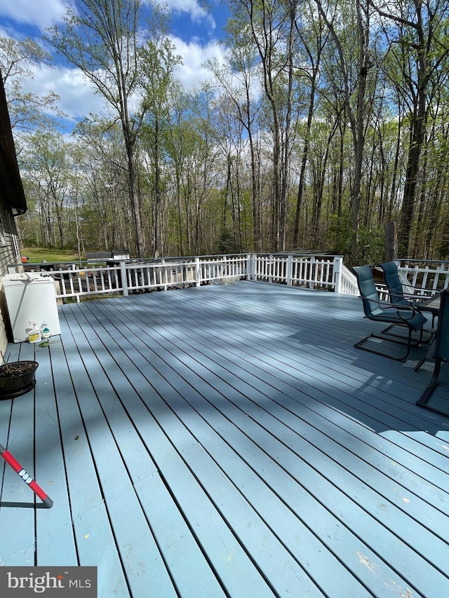 8807 Doug Dr, Nokesville, VA 20181 - view of wooden deck