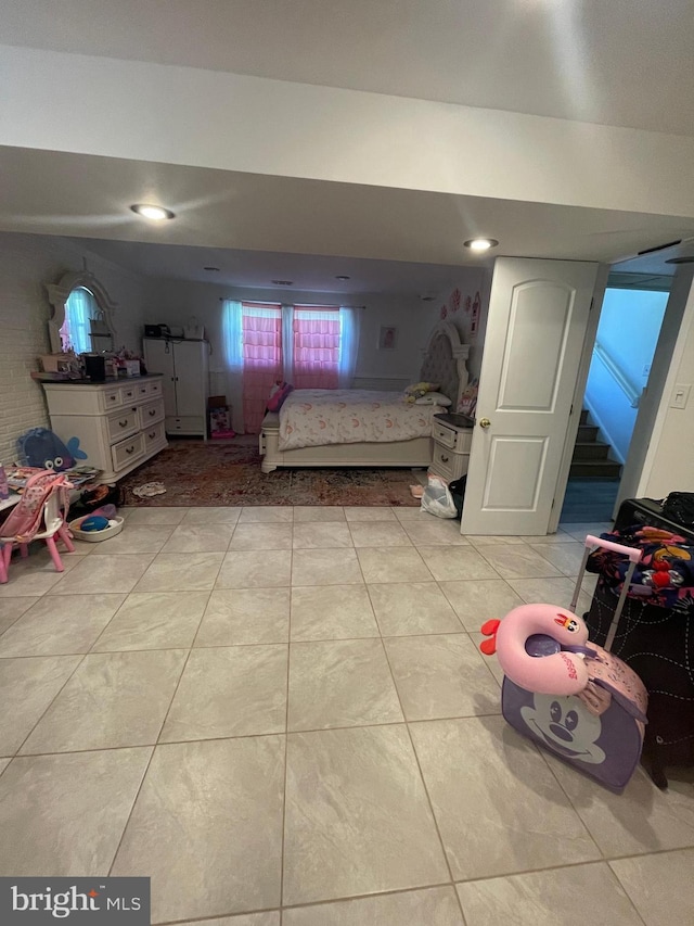 8807 Doug Dr, Nokesville, VA 20181 - bedroom with light tile patterned floors