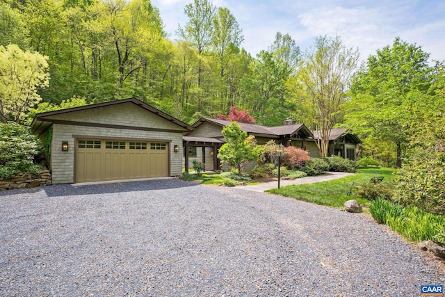 4547 Taylor Creek Rd, Afton, VA 22920 - single story home featuring gravel driveway and an attached garage