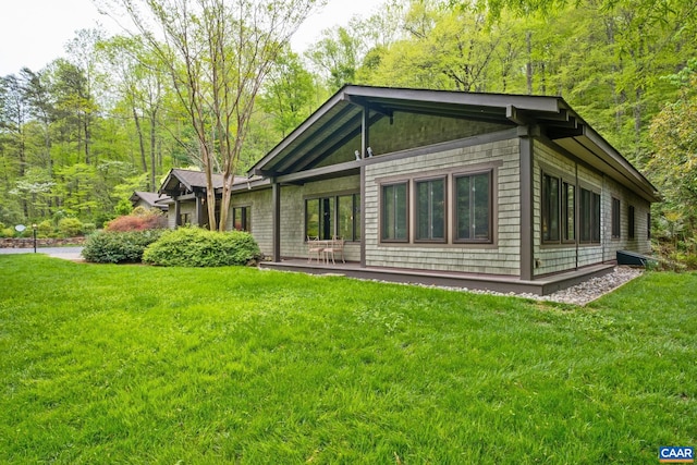 4547 Taylor Creek Rd, Afton, VA 22920 - back of property featuring a lawn