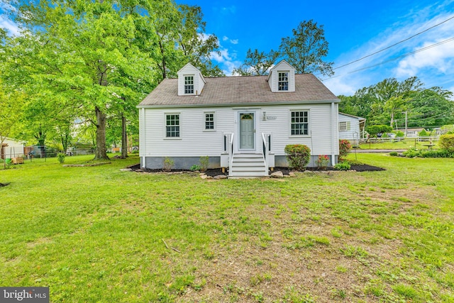 view of cape cod house