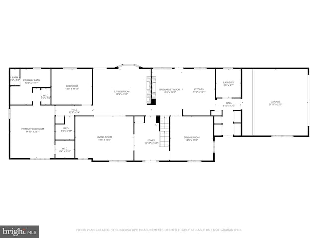 2407 Mare Ln, Oakton, VA 22124 - floor plan / room layout