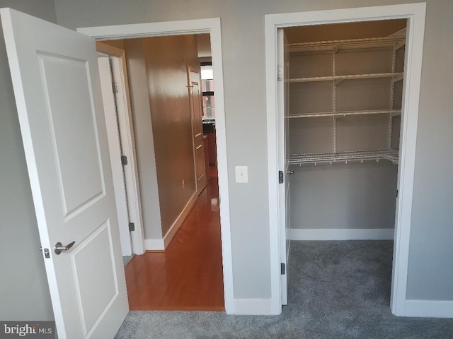 view of closet