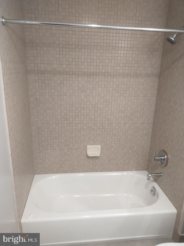 bathroom featuring bathtub / shower combination