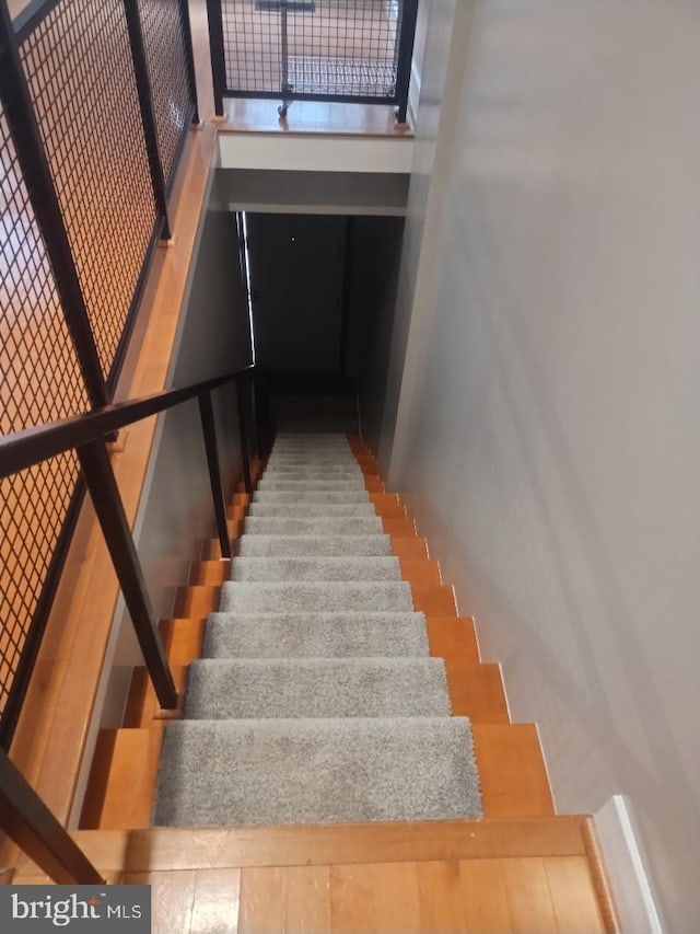 view of staircase