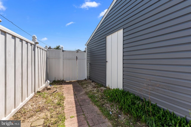 exterior space with fence