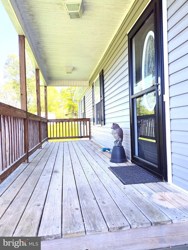 1048 Mill Rd, Woodstock, VA 22664 - deck featuring covered porch