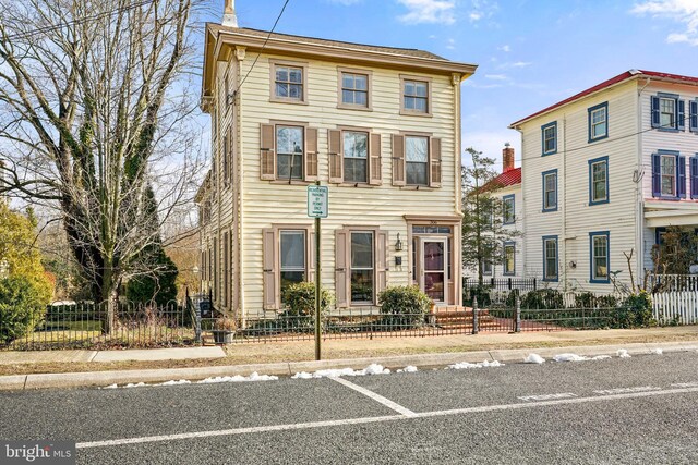 306 Bohemia Ave, Chesapeake City, MD 21915 - view of front of house with uncovered parking and a fenced front yard