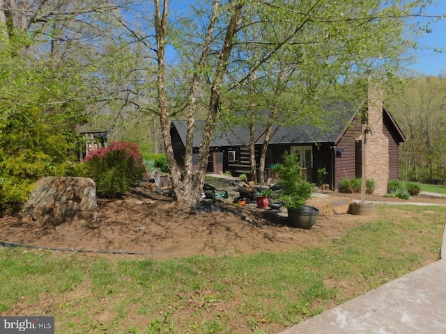 21165 State Road 55, Wardensville, WV 26851 - view of front facade with a chimney