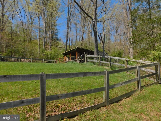 21165 State Road 55, Wardensville, WV 26851 - view of yard with an outdoor structure and an exterior structure