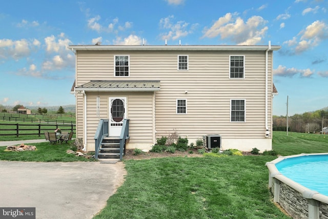 18 Boyds Hollow Rd, Biglerville, PA 17307 - back of property with cooling unit and metal roof