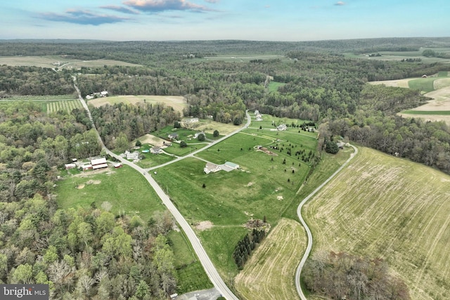 18 Boyds Hollow Rd, Biglerville, PA 17307 - aerial view of property and surrounding area with rural landscape and a heavily wooded area