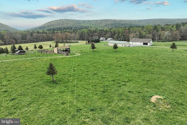 18 Boyds Hollow Rd, Biglerville, PA 17307 - mountain view with a heavily wooded area, rural landscape, and a pastoral area