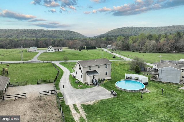 18 Boyds Hollow Rd, Biglerville, PA 17307 - overview of rural landscape with a forest and a mountain backdrop