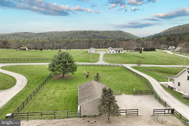 18 Boyds Hollow Rd, Biglerville, PA 17307 - view of property's community featuring a view of countryside, a view of trees, an outbuilding, and an enclosed horse arena