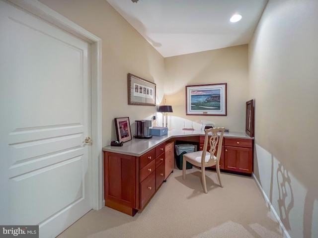 11 Mcconkey Dr, Washington Crossing, PA 18977 - office area featuring baseboards and light carpet