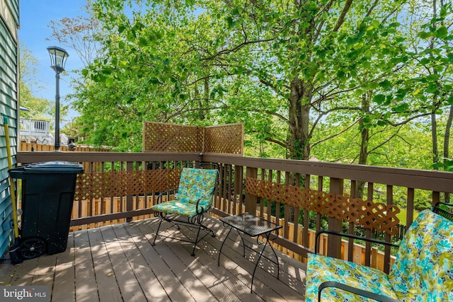 view of deck