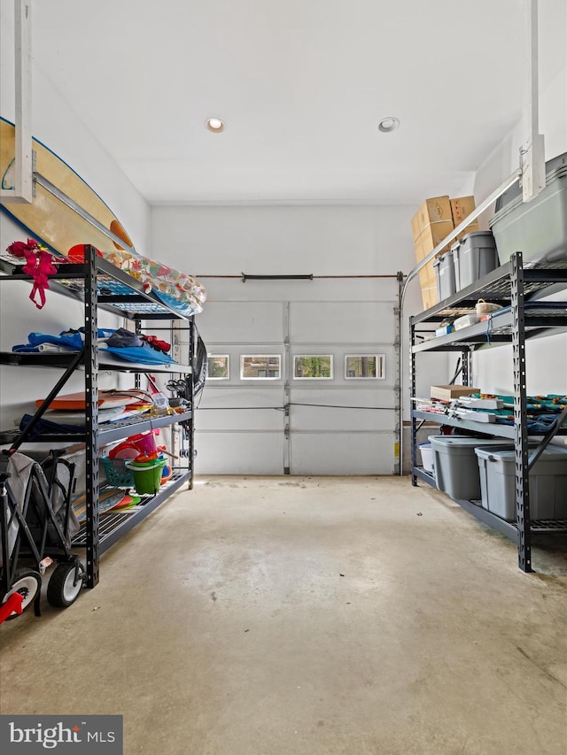 327 Oakwood St, Bethany Beach, DE 19930 - garage with recessed lighting