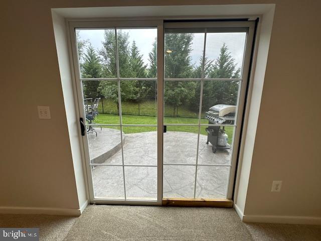 3 Smelters Trace Rd, Stafford, VA 22554 - doorway with baseboards and carpet floors