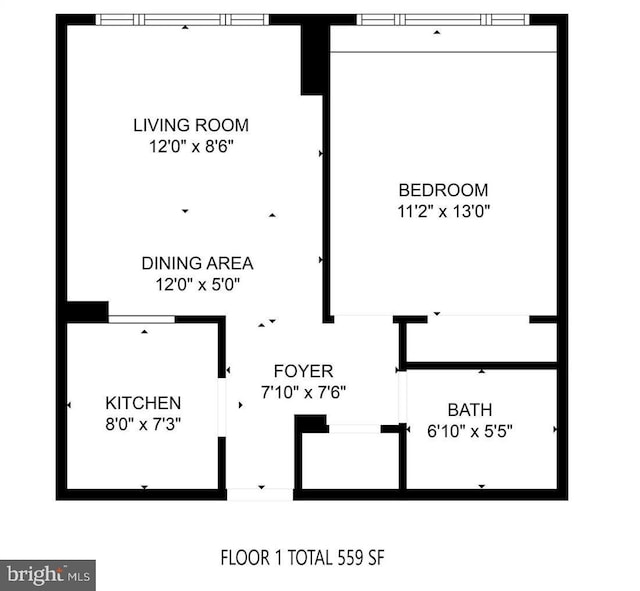 1021 Arlington Blvd Unit 928, Arlington, VA 22209 - floor plan