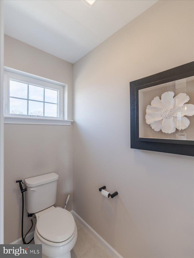 190 Petrelia Dr, Honey Brook, PA 19344 - bathroom with baseboards, tile patterned floors, and toilet