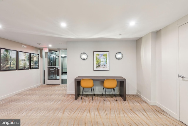 219 S 18th St Unit 1422, Philadelphia, PA 19103 - interior space featuring recessed lighting, carpet flooring, and baseboards