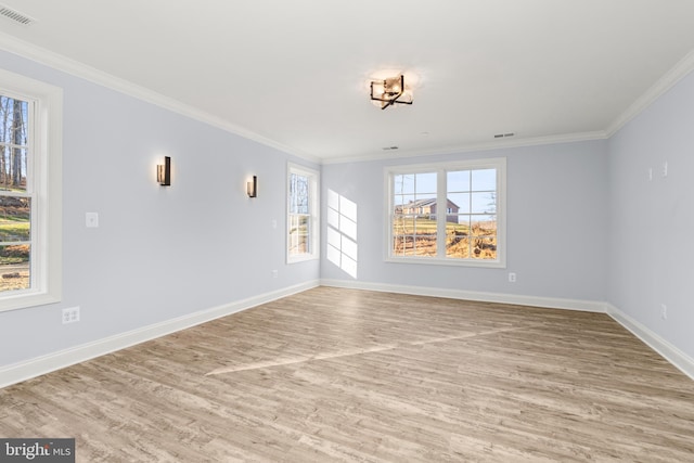 W Main Blvd, Lutherville Timonium, MD 21093 - interior space with visible vents, baseboards, plenty of natural light, and light wood-type flooring