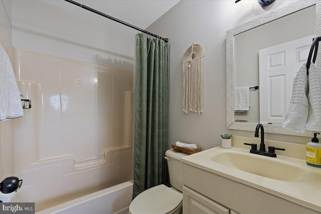 26101 Frederick Rd, Clarksburg, MD 20871 - bathroom with vanity, toilet, and shower / tub combo