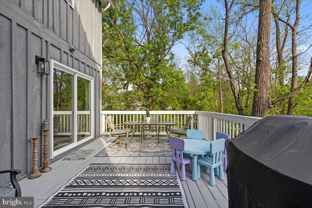 26101 Frederick Rd, Clarksburg, MD 20871 - deck with outdoor dining area and grilling area