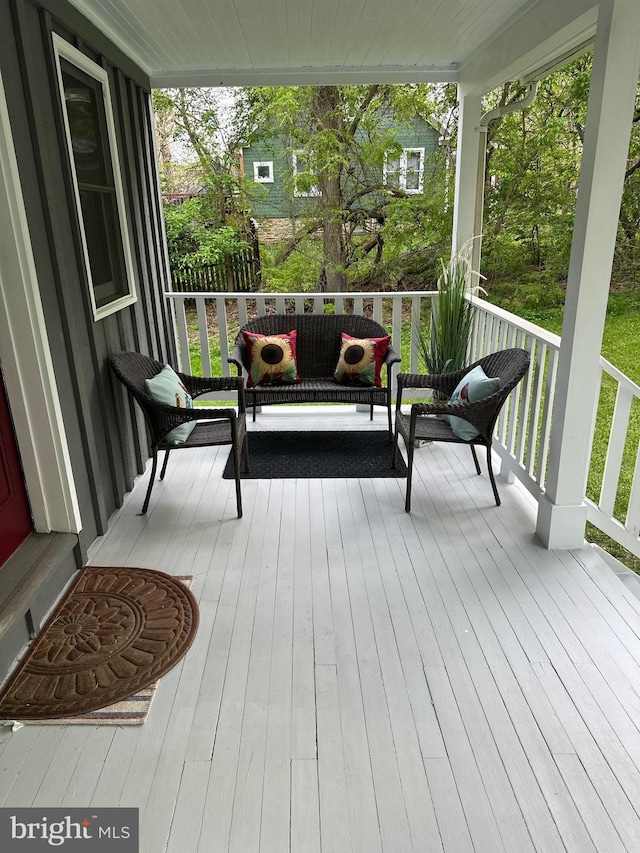 26101 Frederick Rd, Clarksburg, MD 20871 - wooden terrace with an outdoor hangout area