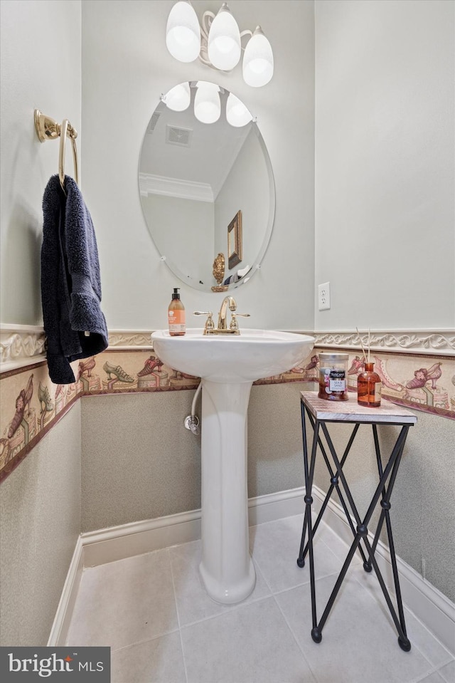 11 Weaver Dr, Evesham, NJ 08053 - bathroom featuring a wainscoted wall