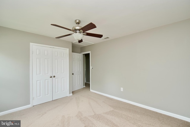 10505 Manor View Pl, Manassas, VA 20110 - unfurnished bedroom with baseboards, a closet, carpet flooring, and visible vents
