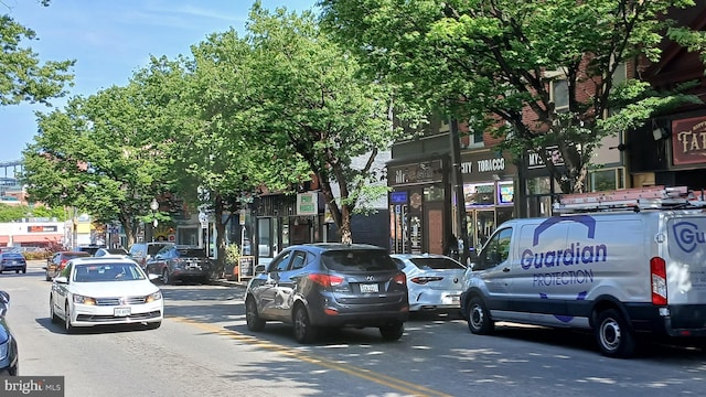 view of parking / parking lot