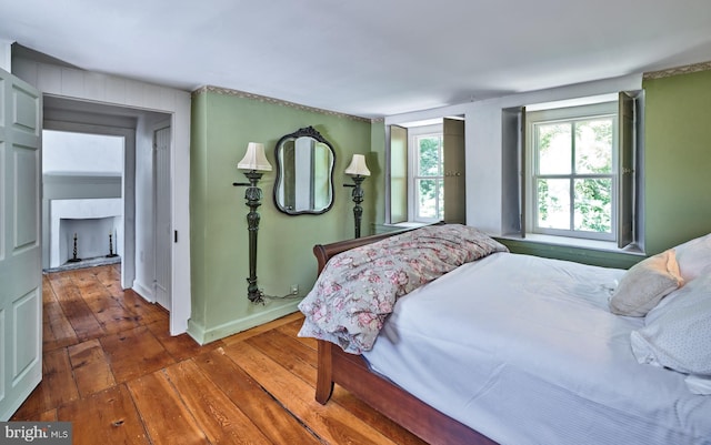 4273 Durham Rd, Kintnersville, PA 18930 - bedroom featuring baseboards and wood-type flooring