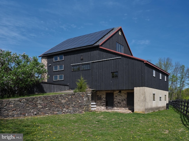 4273 Durham Rd, Kintnersville, PA 18930 - exterior space featuring fence and a yard