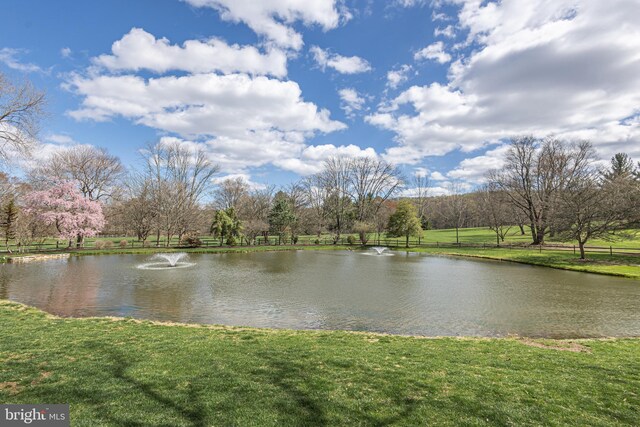 view of water feature
