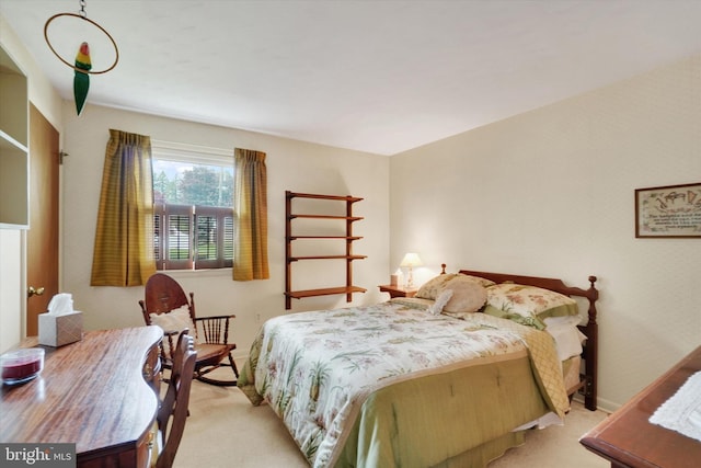 bedroom with carpet flooring