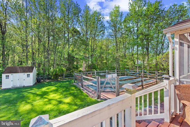 36 Crimson King Dr, Bear, DE 19701 - view of yard with a storage shed, fence, and an outdoor structure
