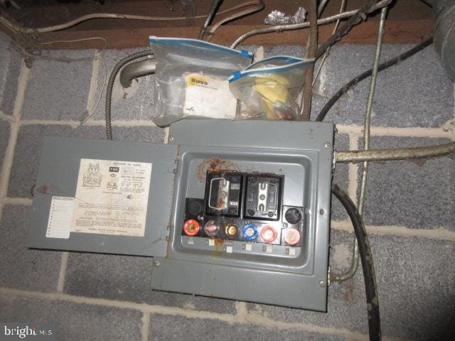 view of utility room