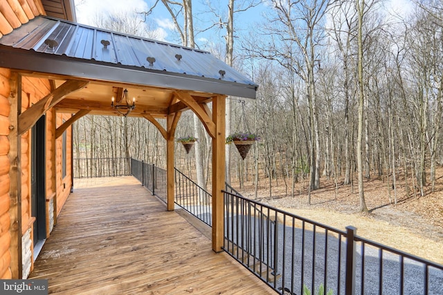 5560 Hideaway Ln, Todd, PA 16685 - deck featuring a gazebo