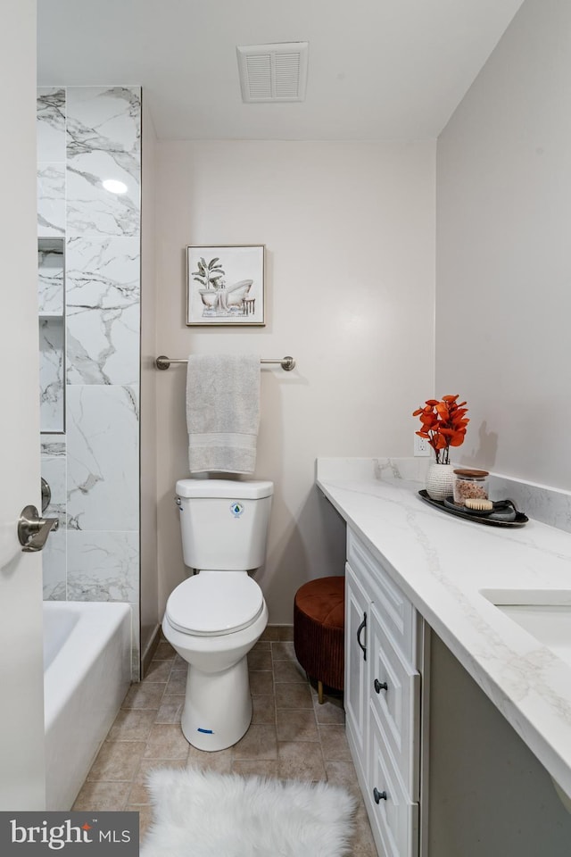 2192 Golf Course Dr, Reston, VA 20191 - full bath featuring vanity, toilet, and baseboards
