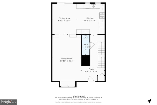2192 Golf Course Dr, Reston, VA 20191 - floor plan / room layout