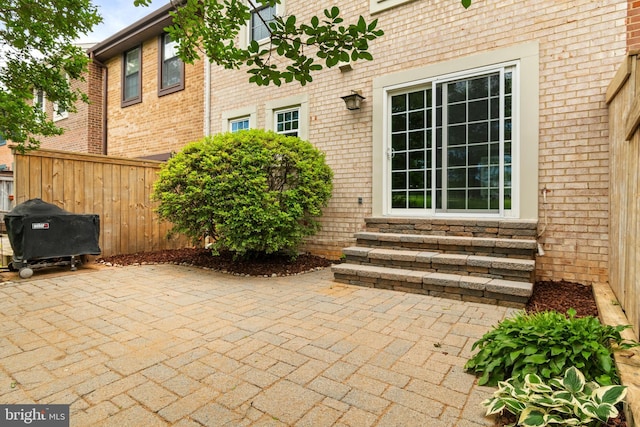 2192 Golf Course Dr, Reston, VA 20191 - view of patio / terrace with entry steps and grilling area