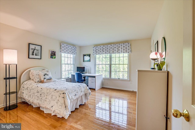 30 Revere Ct, Princeton Junction, NJ 08550 - bedroom featuring light wood-style flooring, baseboards, and an office area