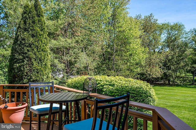 30 Revere Ct, Princeton Junction, NJ 08550 - wooden terrace with a yard